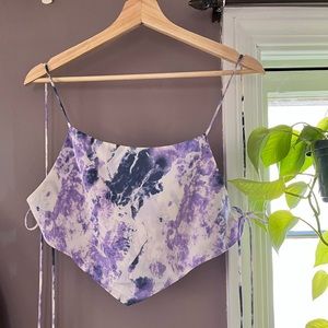 Tie Dye Bandana Halter Top